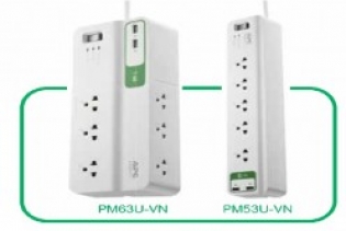 APCOM - Hướng dẫn sử dụng ổ cắm chống sét APC (PM1W-VN, PM1WU2-VN, PM53-VN, PM53U-VN, PM63U-VN, PM63U-VN)
