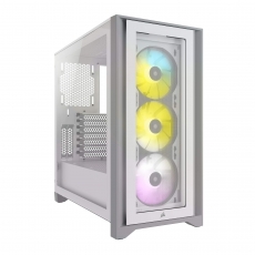 Case PC Corsair iCUE 4000X RGB TG White