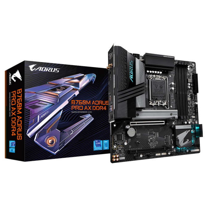 Mainboard Gigabyte B760M AORUS PRO AX DDR4
