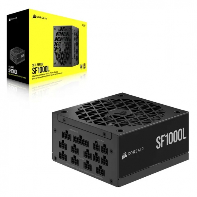 Nguồn máy tính Mini SFX-L Corsair SF1000L - 1000W ATX 3.0 - PCIe 5.0 80 Plus Gold - Full Modul