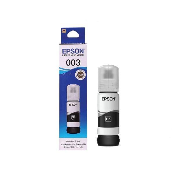 Mực in Epson 003 C13T00V100 Black - Dùng cho máy in Epson L1110/ L3110/L3150/L3250/ L1250/ L3210/ L1210