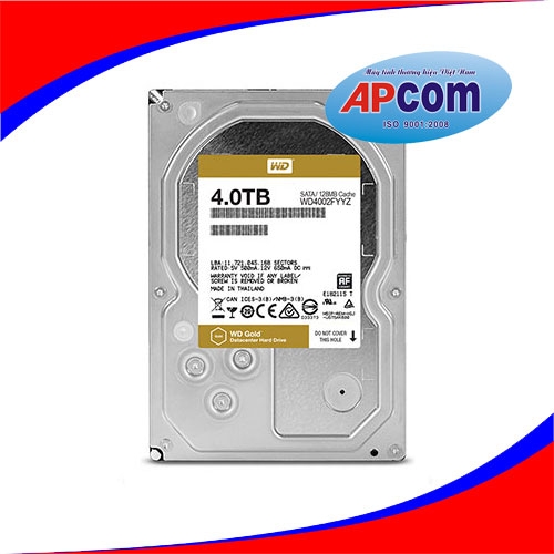 HDD WD Gold 4TB cho Server - Datacenter