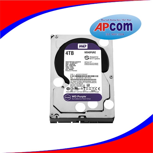 HDD WD Purple 4TB WD40PURZ