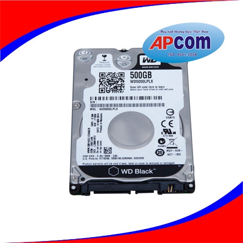 HDD laptop 500Gb 7200rpm WD Black WD5000LPLX