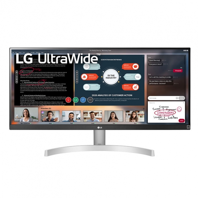 Màn hình máy tính LG 29WN600-W 29 inch 21: 9 UltraWide WFHD IPS HDR10 với FreeSync