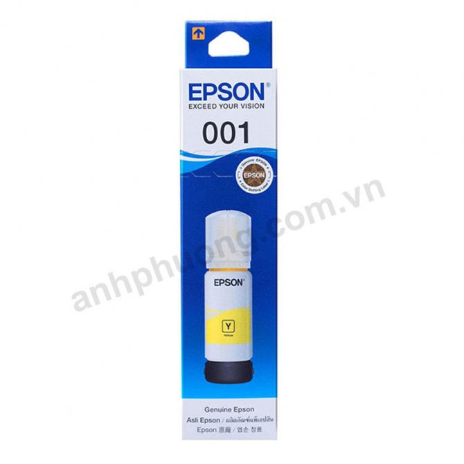 Mực in Epson 001 Yellow (C13T03Y400) - Dùng cho máy in: Epson L4150, L4160, L6160, L6170, L6190