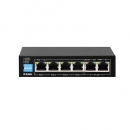 Switch D-Link 6-Port 10/100Mbps With 4 PoE Ports and 2 Uplink Ports DES-F1006P-E