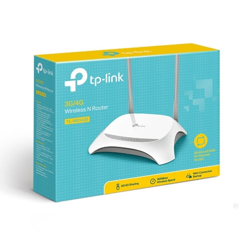Router Wi-Fi 3G/4G LTE TP-Link TL-MR3420