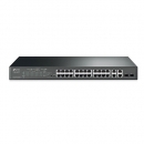Switch TP-Link 24-Port 10/100Mbps + 4 Port Gigabit Smart PoE+ T1500-28PCT (TL-SL2428P)
