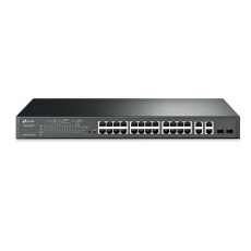 Switch TP-Link 24-Port 10/100Mbps + 4 Port Gigabit Smart PoE+ T1500-28PCT (TL-SL2428P)