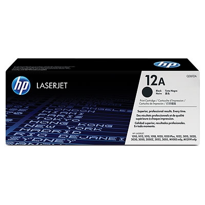 Mực in laser HP 12A Black LaserJet Toner Cartridge (Q2612A)