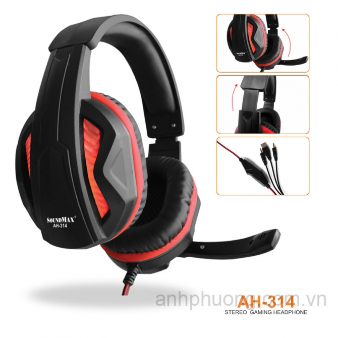 Headphone Soundmax AH-314 