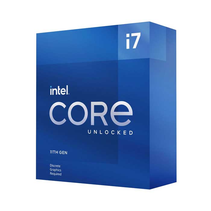 CPU Intel Core i7-11700KF (16MB, 2.50Ghz upto 4.90Ghz, 8 Nhân, 16 Luồng)