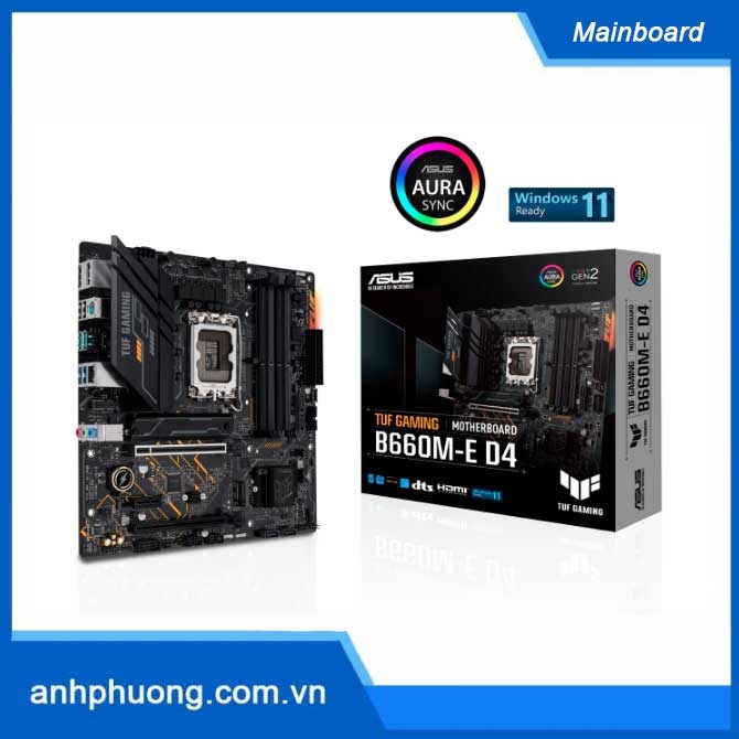 Mainboard Asus TUF GAMING B660M-E D4