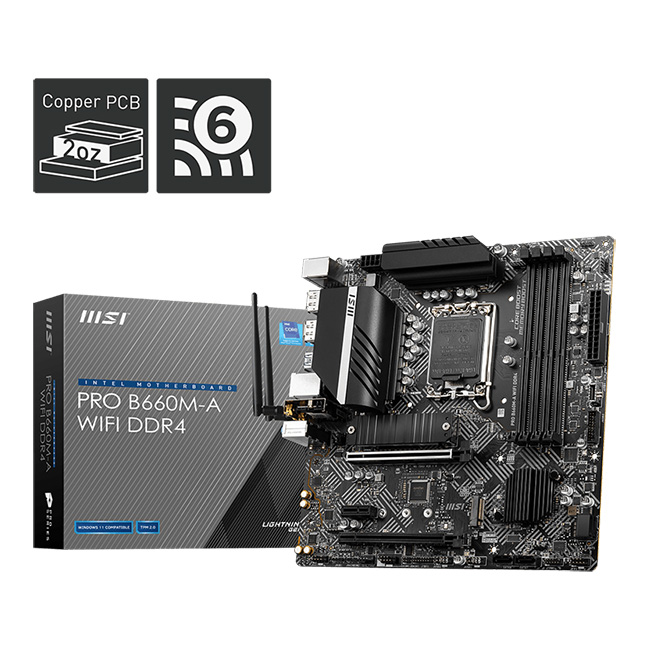 Mainboard MSI PRO B660M-A WIFI DDR4