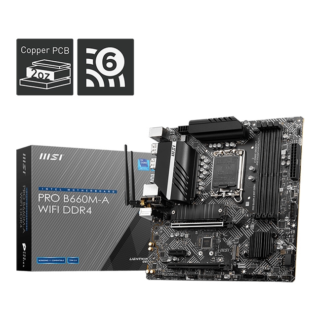 Mainboard MSI PRO B660M-A WIFI DDR4