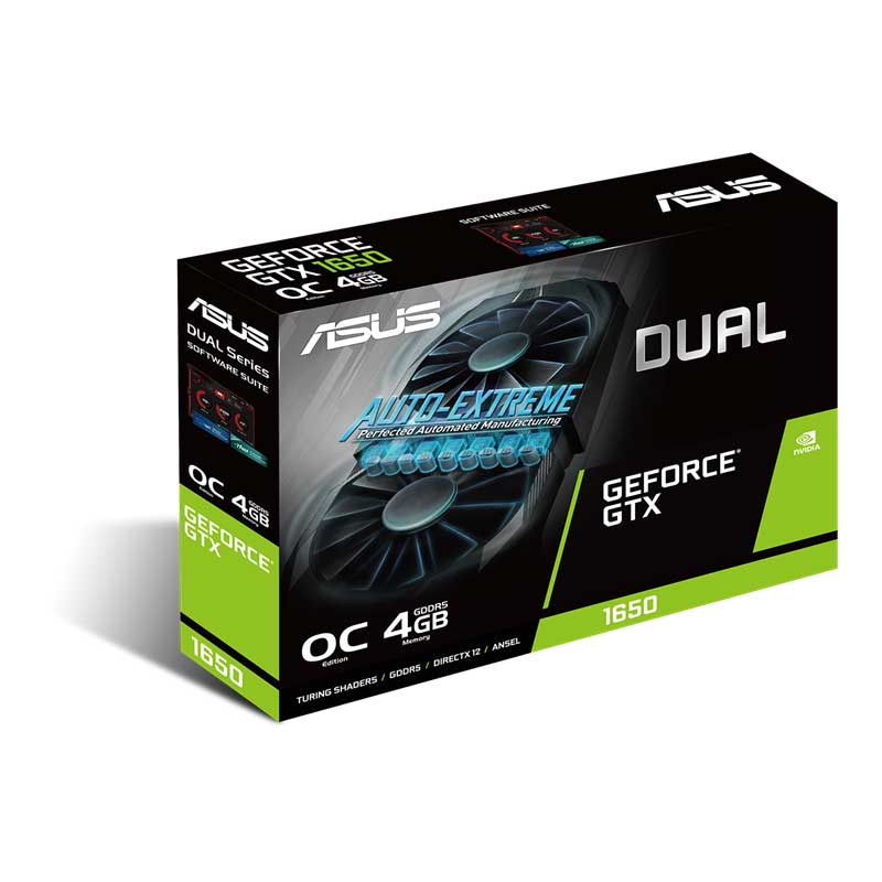 Card màn hình Asus DUAL-GTX1650-O4G
