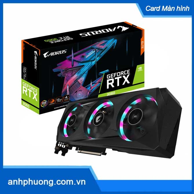 Card màn hình Gigabyte GV-N3060AORUS E-12GD