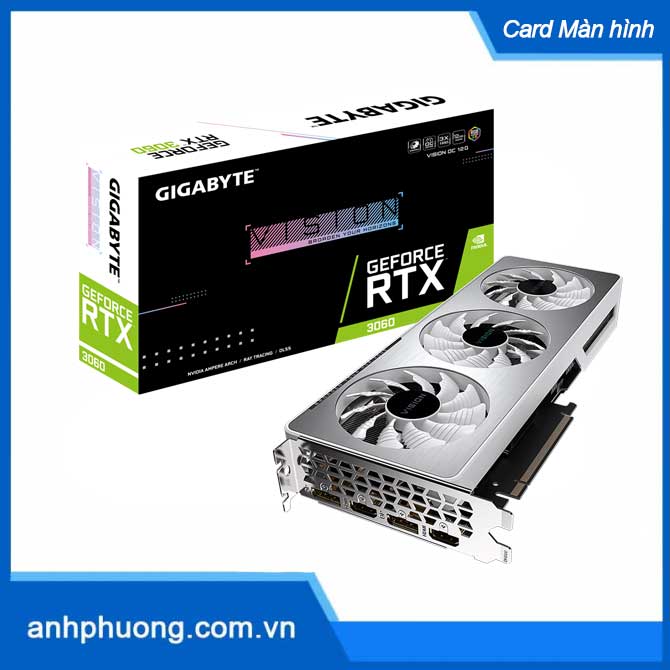 Card màn hình Gigabyte GV-N3060VISION OC-12GD
