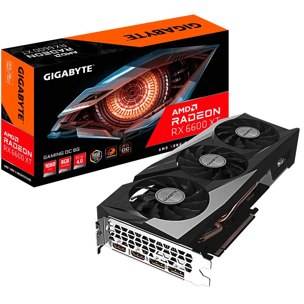 Card màn hình Gigabyte Radeon RX 6600 XT GAMING OC 8G