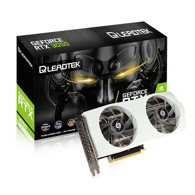 Card màn hình Leadtek WinFast RTX 3050 HURRICANE WHITE EDITION 8G