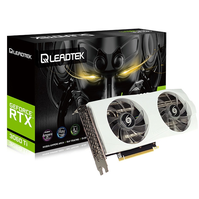 Card màn hình Leadtek WinFast RTX 3060 Ti HURRICANE WHITE EDITION 8G