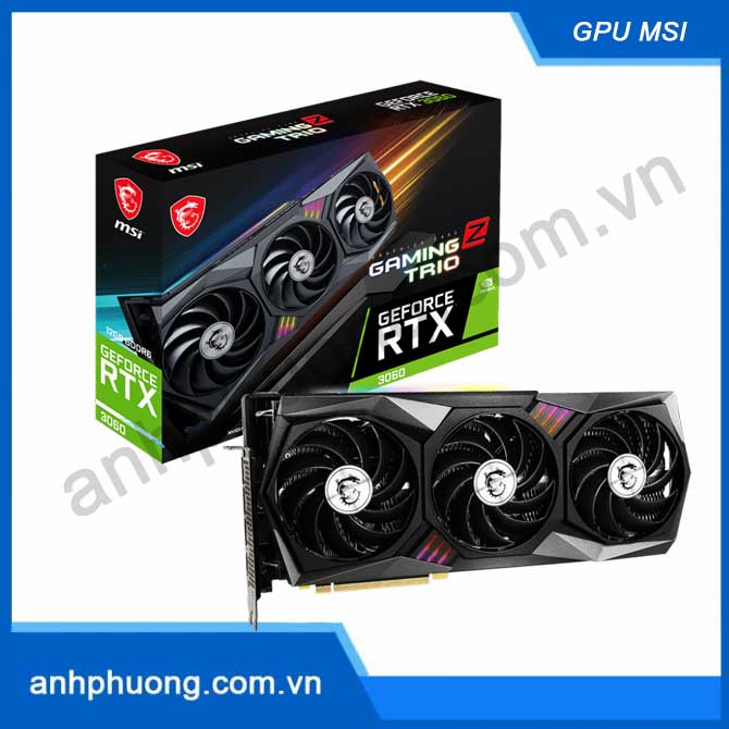 Card màn hình MSI RTX 3060 GAMING Z TRIO 12G
