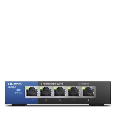 Switch Linksys LGS105 5-Port Business Desktop Gigabit