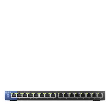 Switch Linksys LGS116P 16-Port Business Desktop Gigabit PoE+