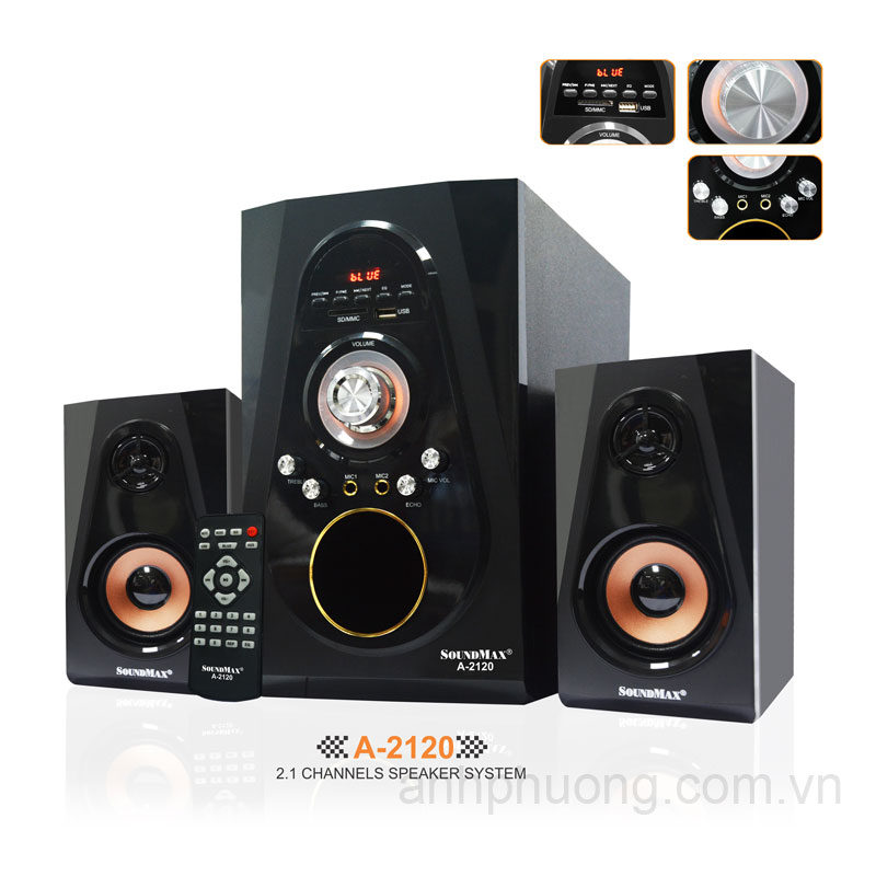 Loa Soundmax A-2120 đa phương tiện, hỗ trợ karaoke