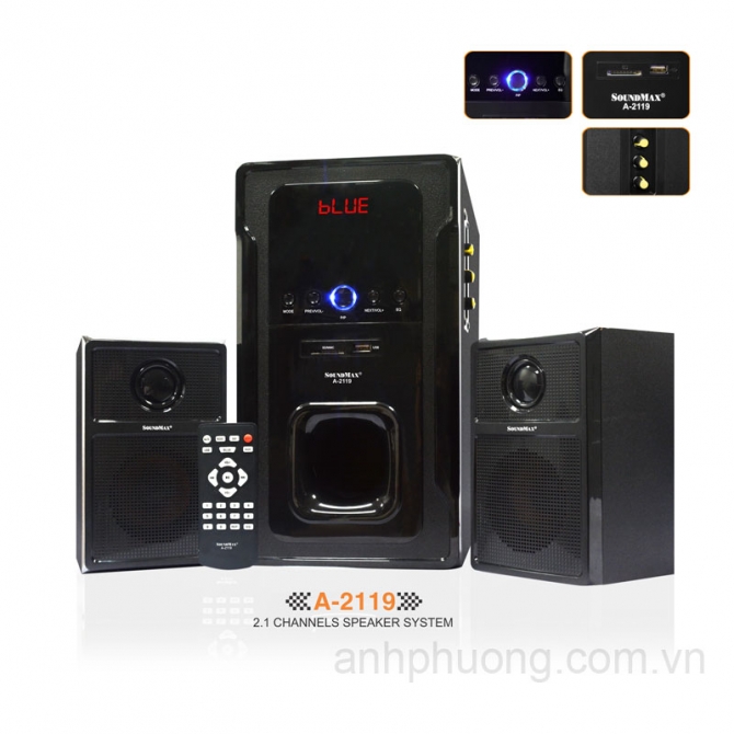 Loa Soundmax A-2119 - Hào nhoáng và hiện đại