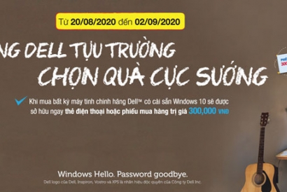 CHƯƠNG TRÌNH KHUYẾN MÃI: “CÙNG DELL TỰU TRƯỜNG, CHỌN QUÀ CỰC SƯỚNG”