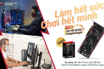 Mua card đồ họa ASUS dòng GTX 1660S/ RTX 20S nhận chuột chơi game Cerberus trị giá 450,000đ
